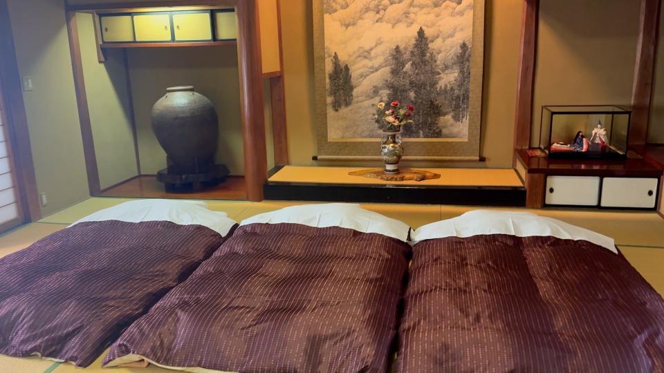Futon on Tatami