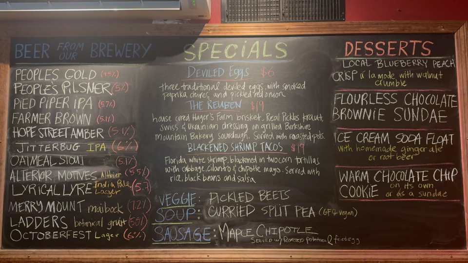 Chalkboard Specials