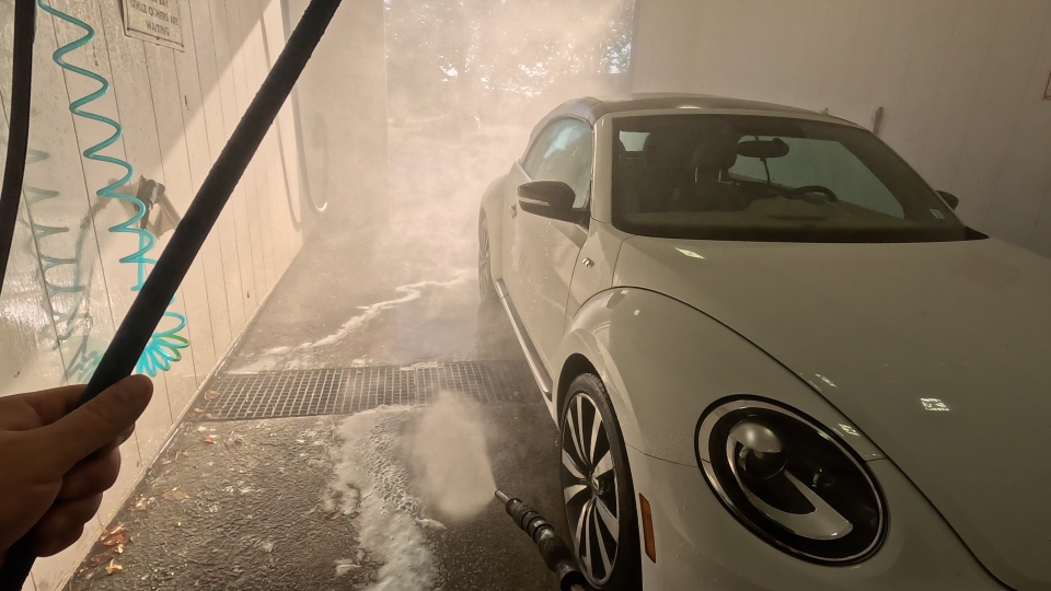 Washing the Beetle